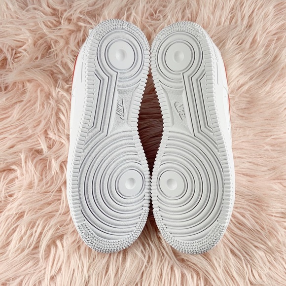 New Nike Air Force 1 White Red - Picture 5 of 7